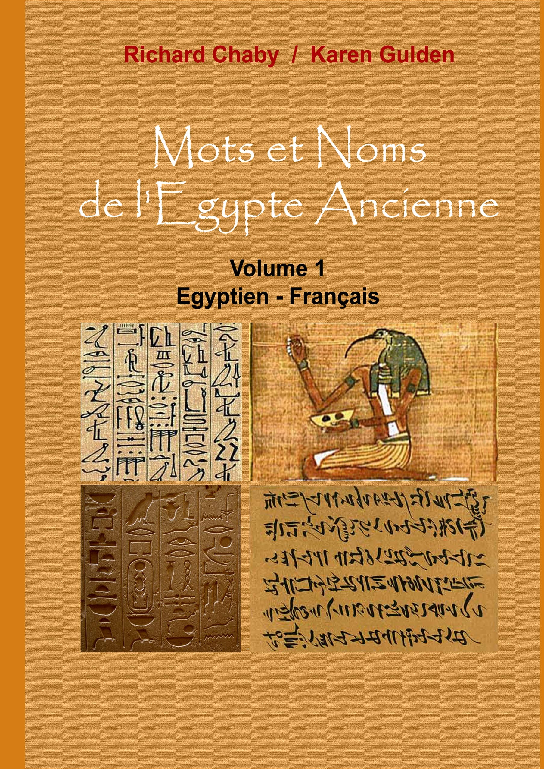 Mots et noms de l'Egype Ancienne, tome 1 : Egyptien-Français book