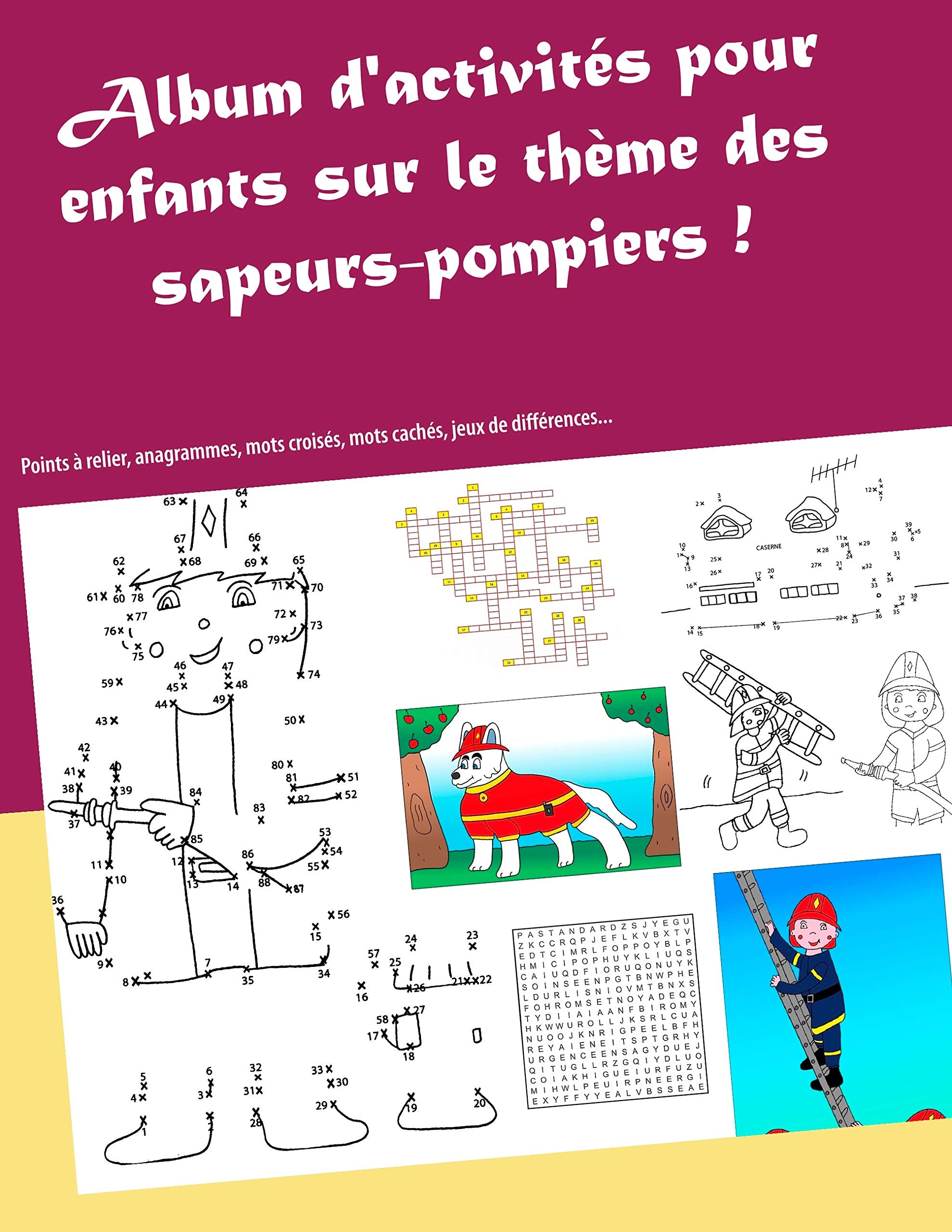 Album d'activités sur le thème des sapeurs-pompiers Parents & Children
