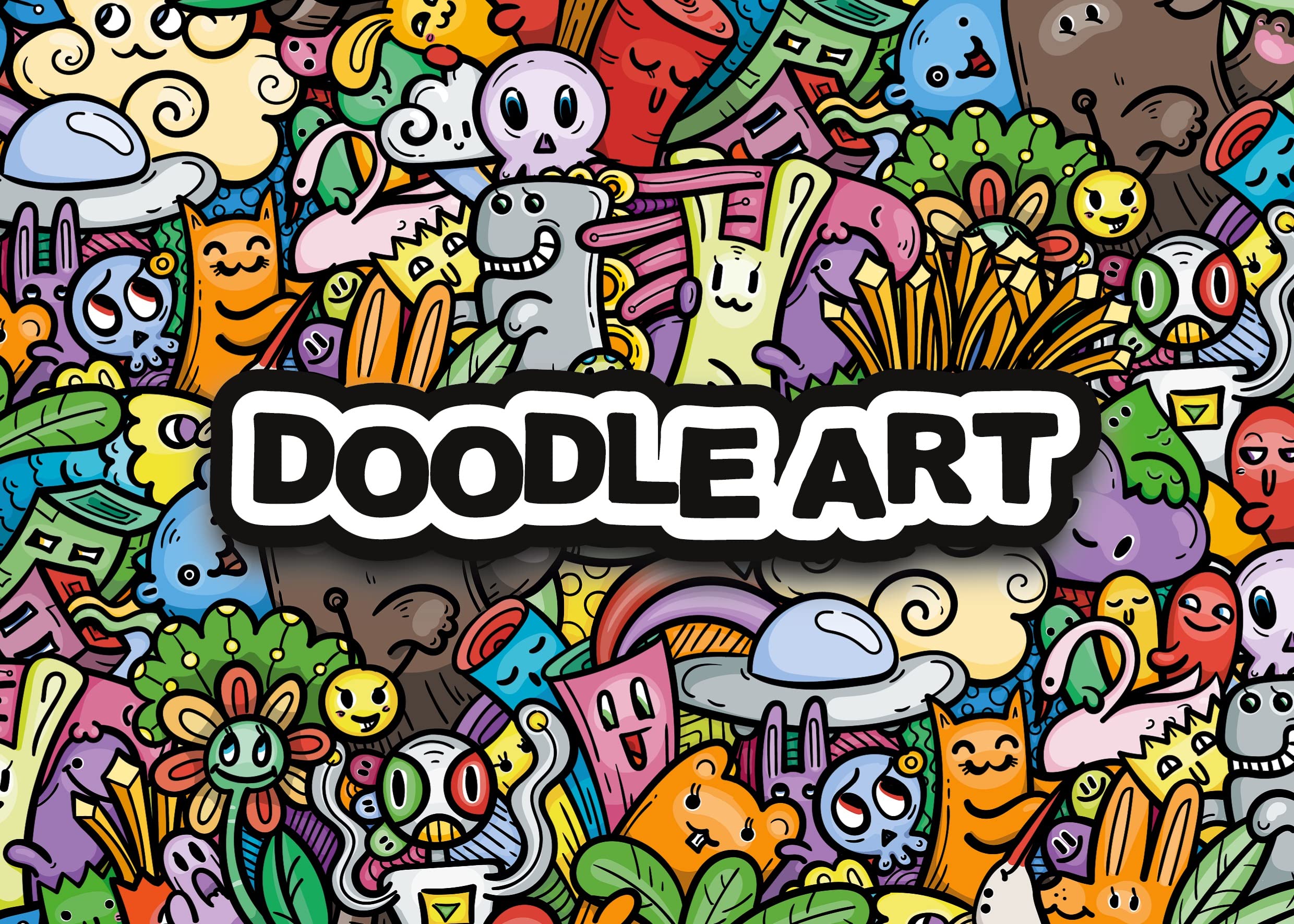 Doodle Art: Livre de coloriage Doodle Kawaii super fun et anti-stress pour adultes et adolescent format paysage Business, Finance & Career