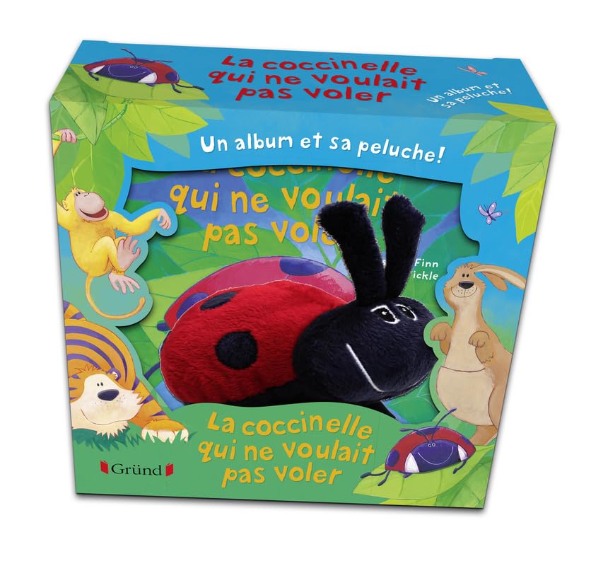 La Coccinelle qui ne voulait pas voler (avec peluche) book