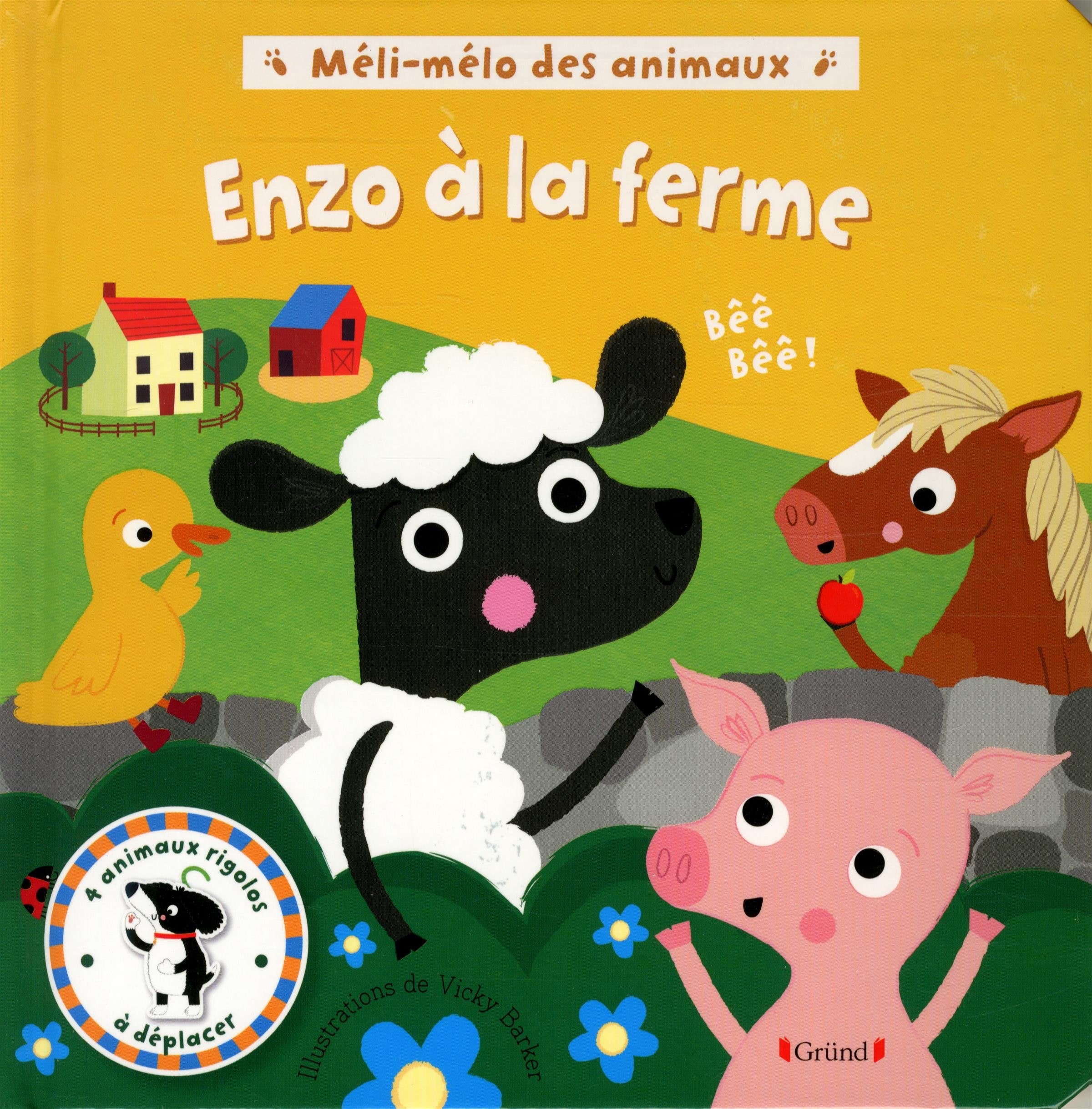 Méli-mélo des animaux - Enzo à la ferme Non-fiction
