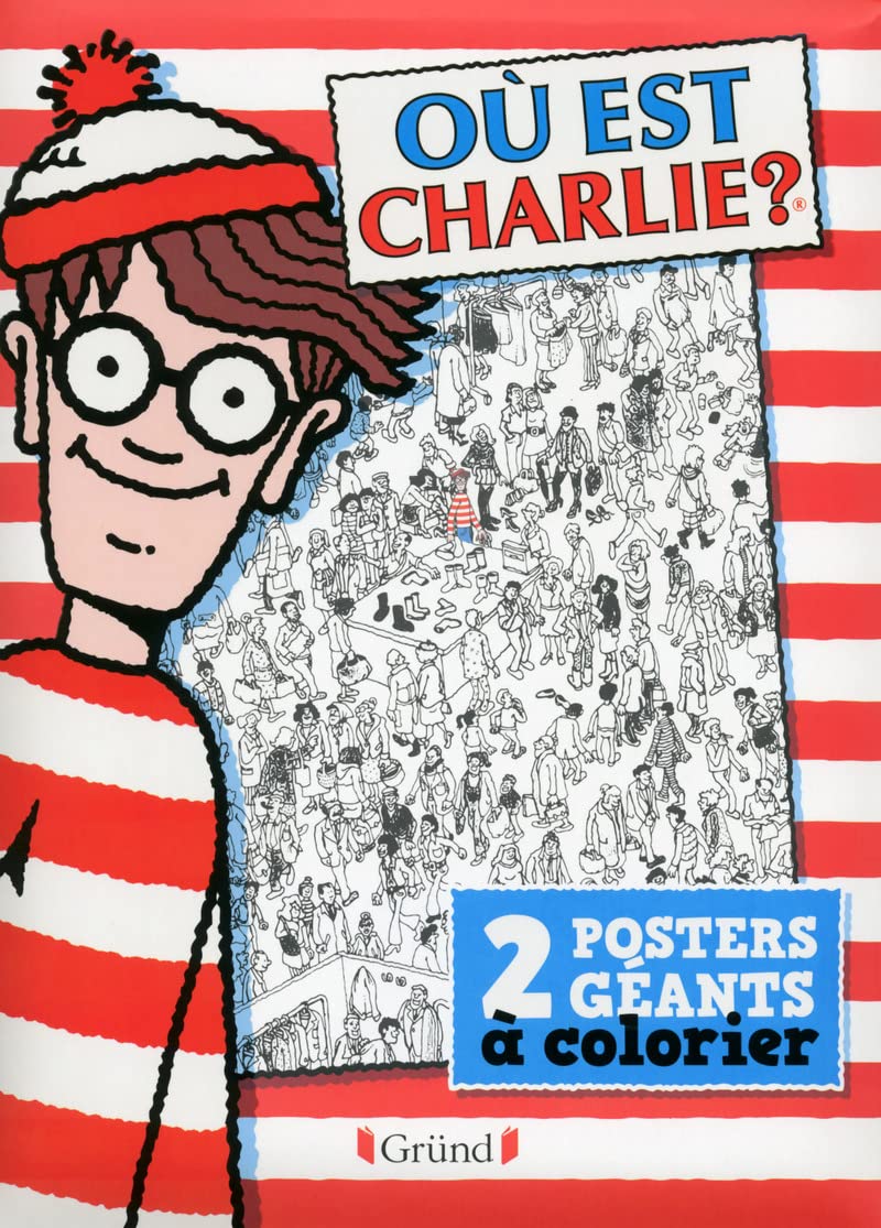 Où est Charlie ? 2 Posters géants à colorier: 2 posters géants a colorier Tiptoi & Games