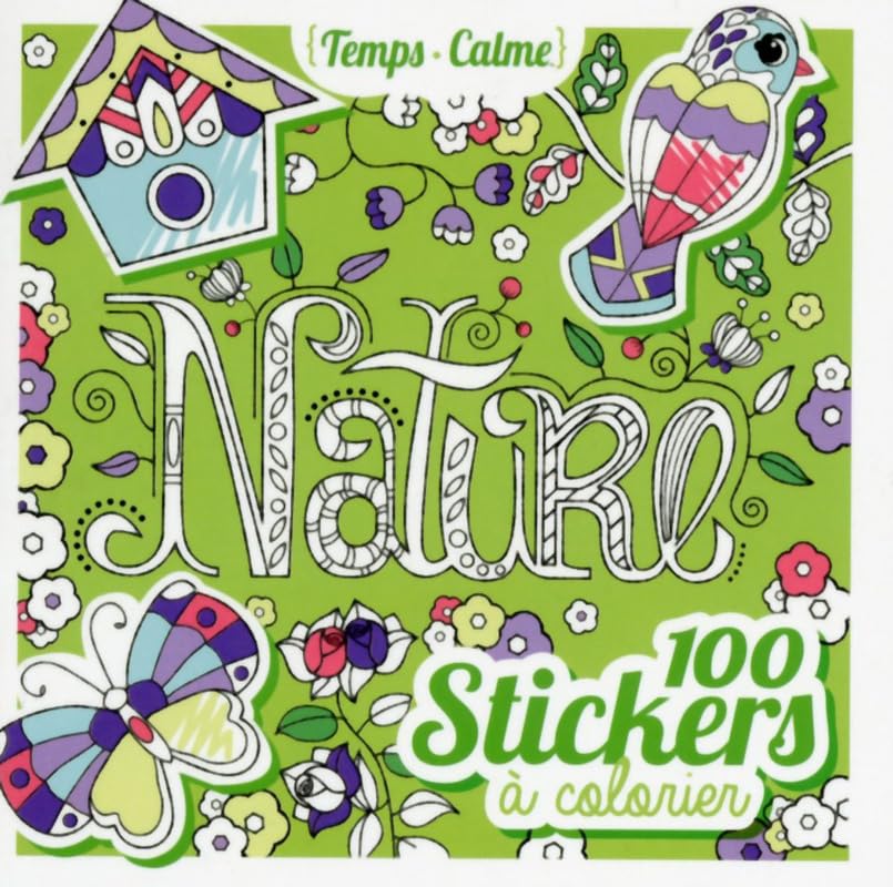 100 stickers à colorier - Nature Hobbies & Crafts