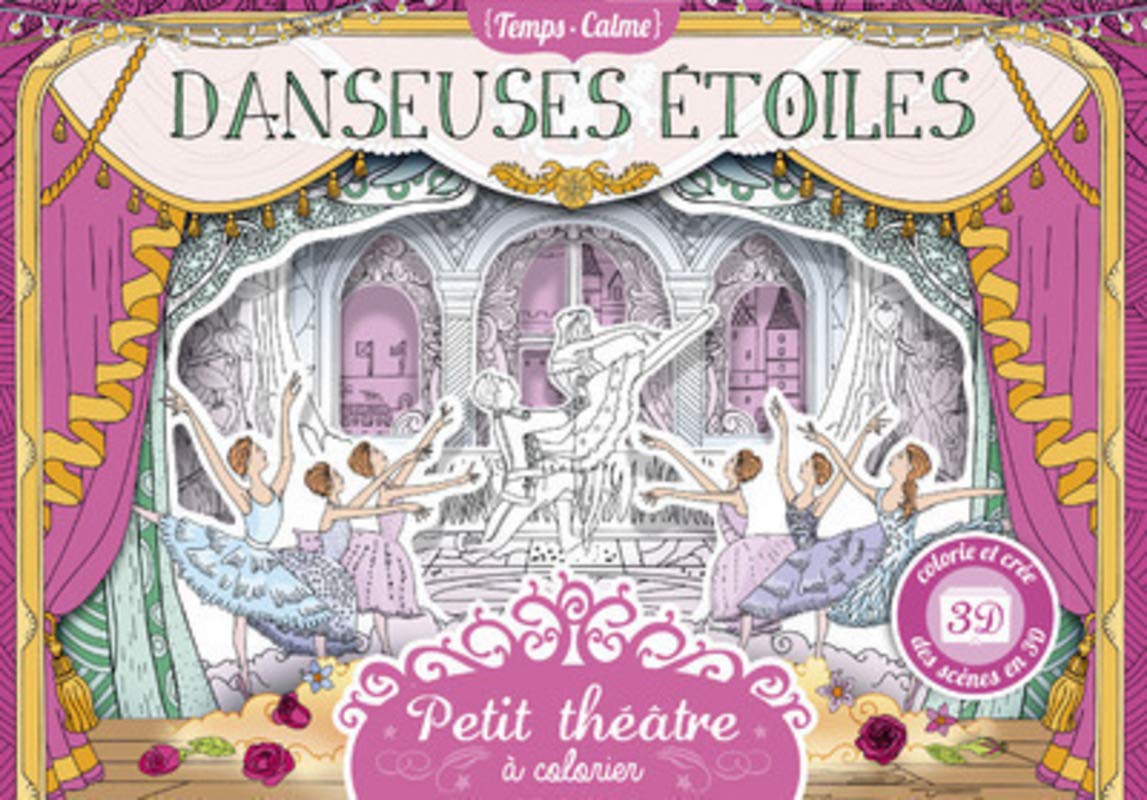 Petit théâtre à colorier - Danseuses étoiles book