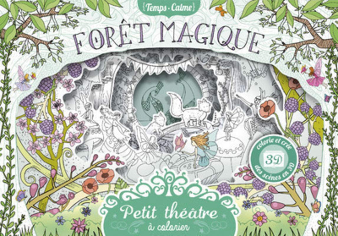 Petit théâtre à colorier - Forêt magique Hobbies & Crafts