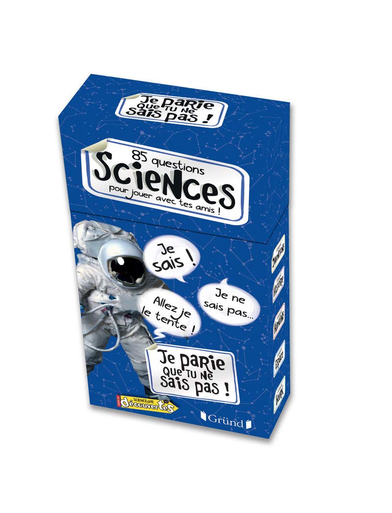 Je parie que tu ne sais pas ! 85 questions sciences pour jouer avec tes amis ! Non-fiction