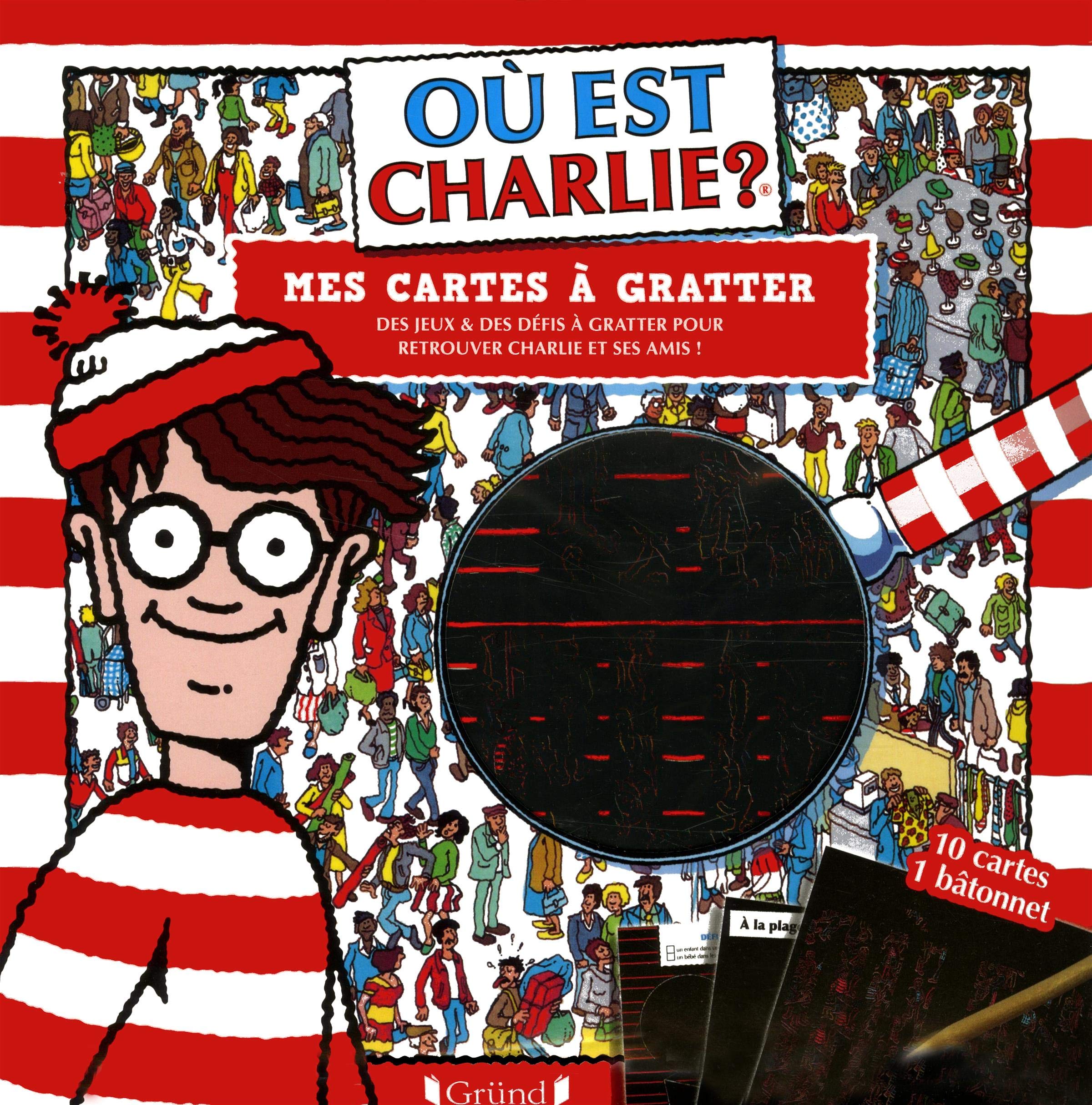 Où est Charlie ? Mes cartes à gratter Non-fiction