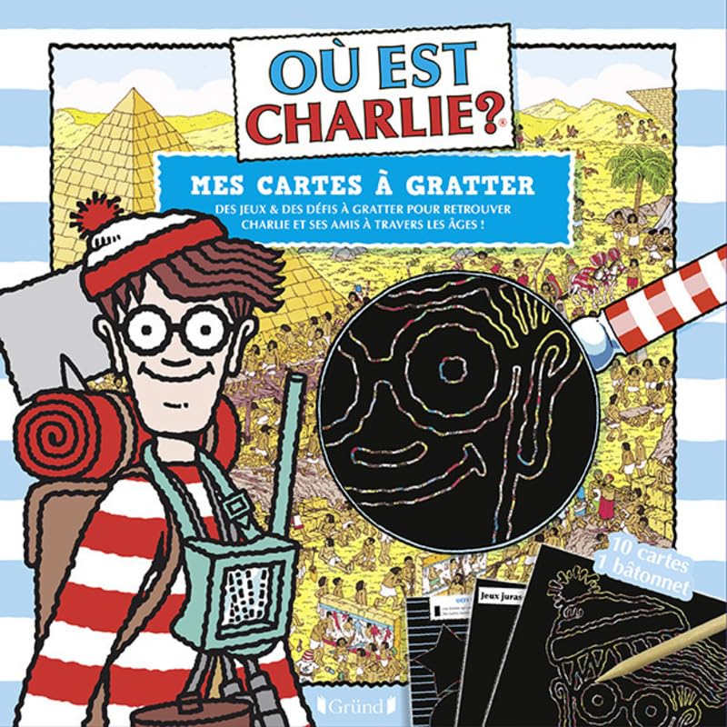 Où est Charlie ? - Mes cartes à gratter - A travers les âges Maps & Plans