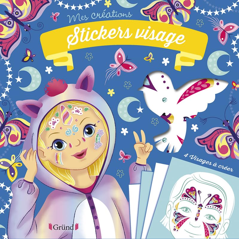 Stickers visage - Animaux magiques Hobbies & Crafts