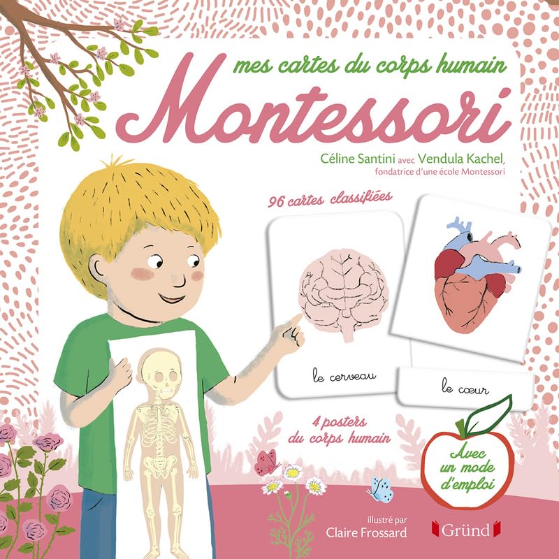 Mes cartes du corps humain Montessori Non-fiction