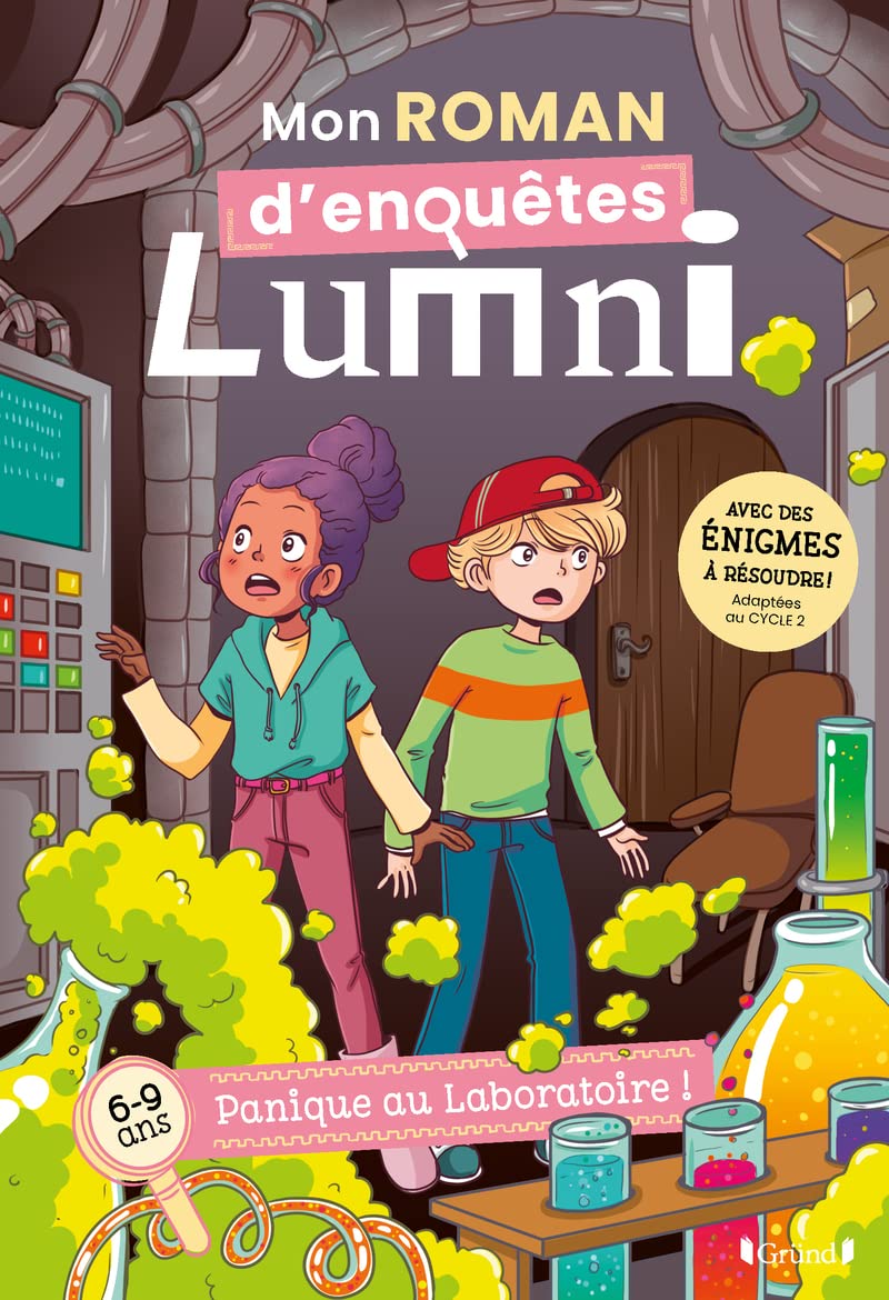 Mon roman d'enquêtes Lumni (6-9 ans) - Panique au labo ! Novels & Short Stories