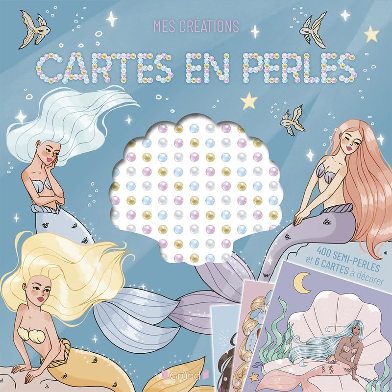 Pochette - Sirènes et coquillages perles Non-fiction