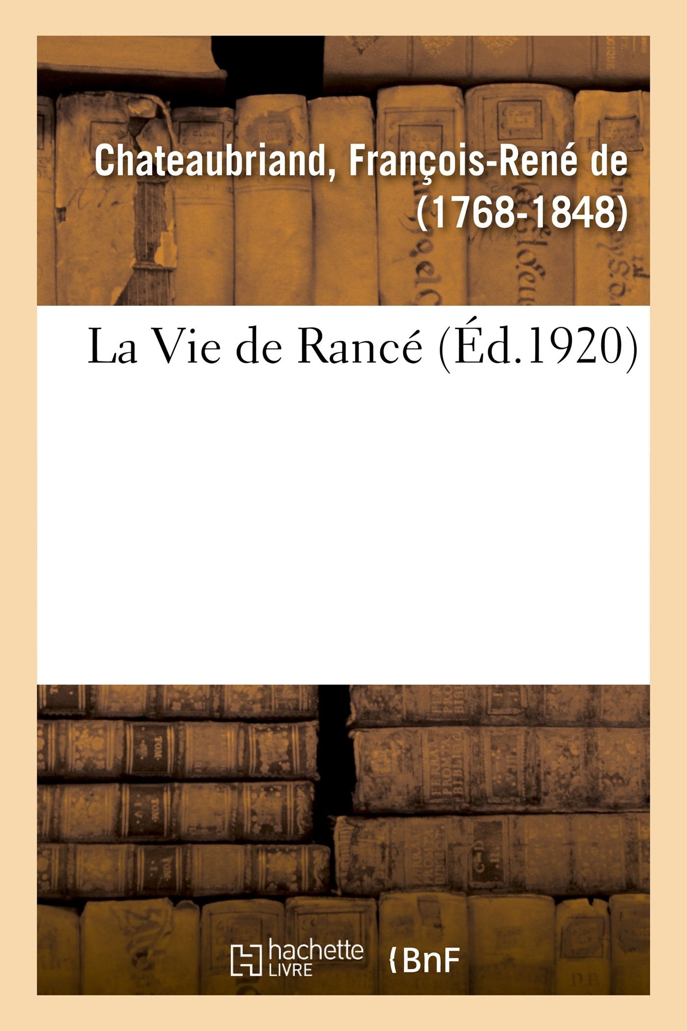 La Vie de Rancé book