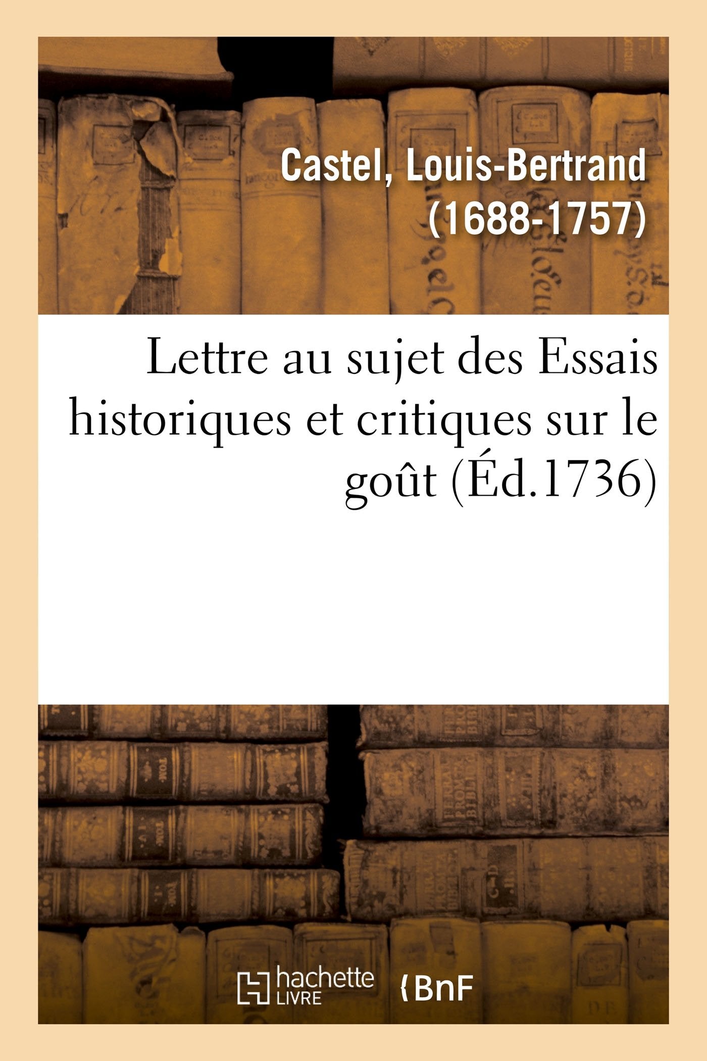 Lettre au sujet des Essais historiques et critiques sur le goût book