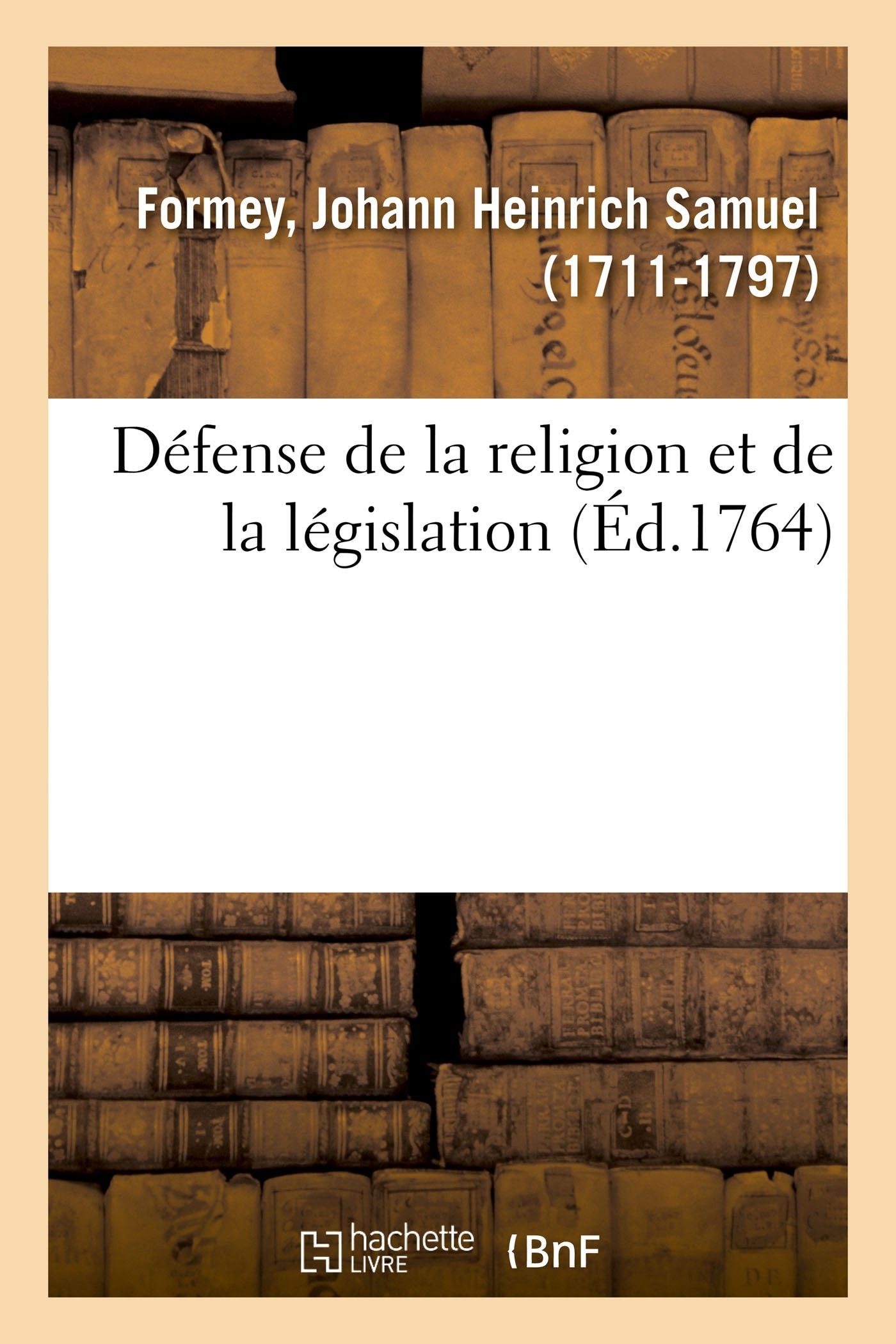 Défense de la religion et de la législation book