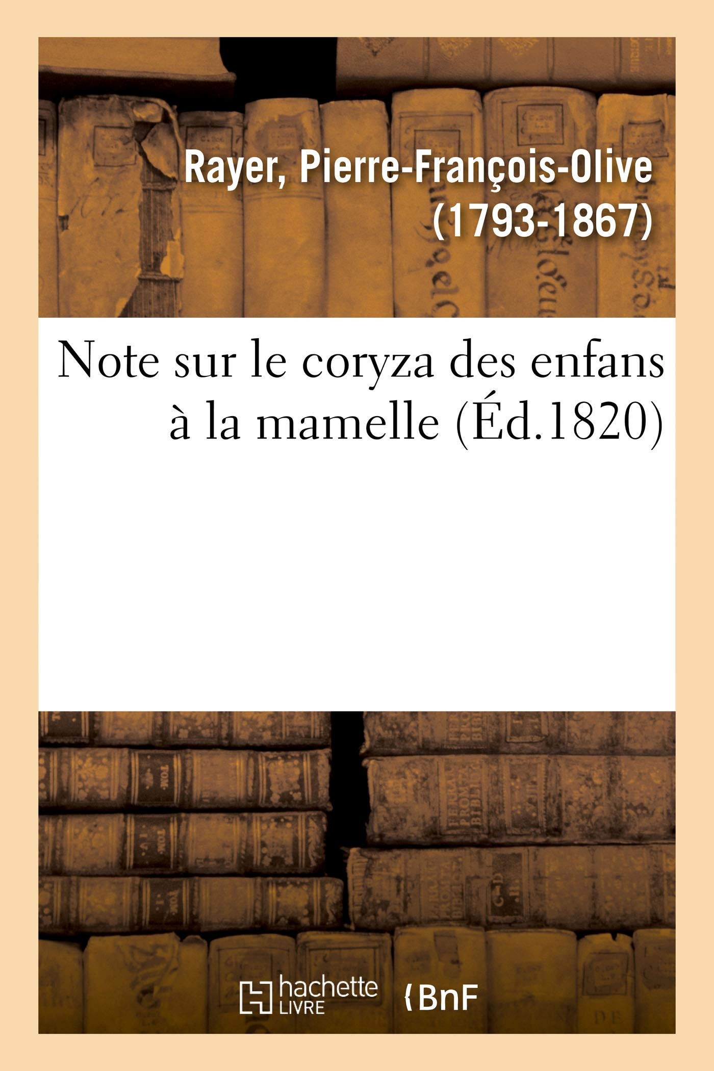 Note sur le coryza des enfans à la mamelle book