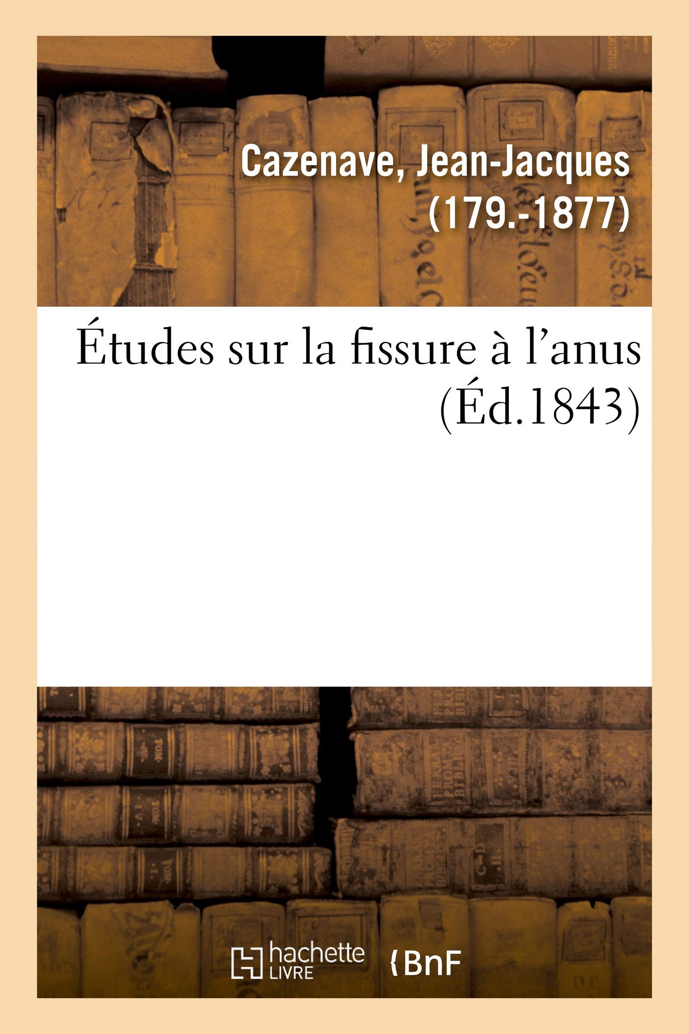 Études sur la fissure à l'anus book