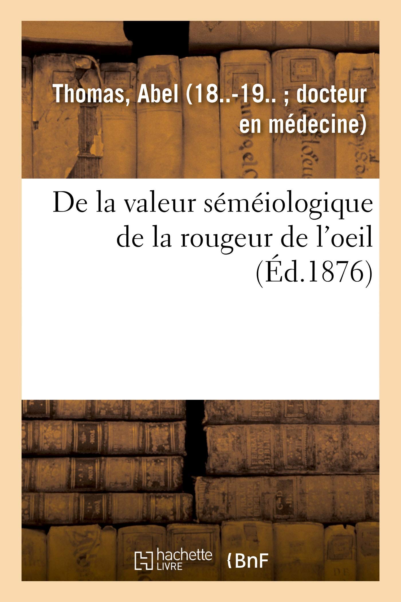 De la valeur séméiologique de la rougeur de l'oeil book
