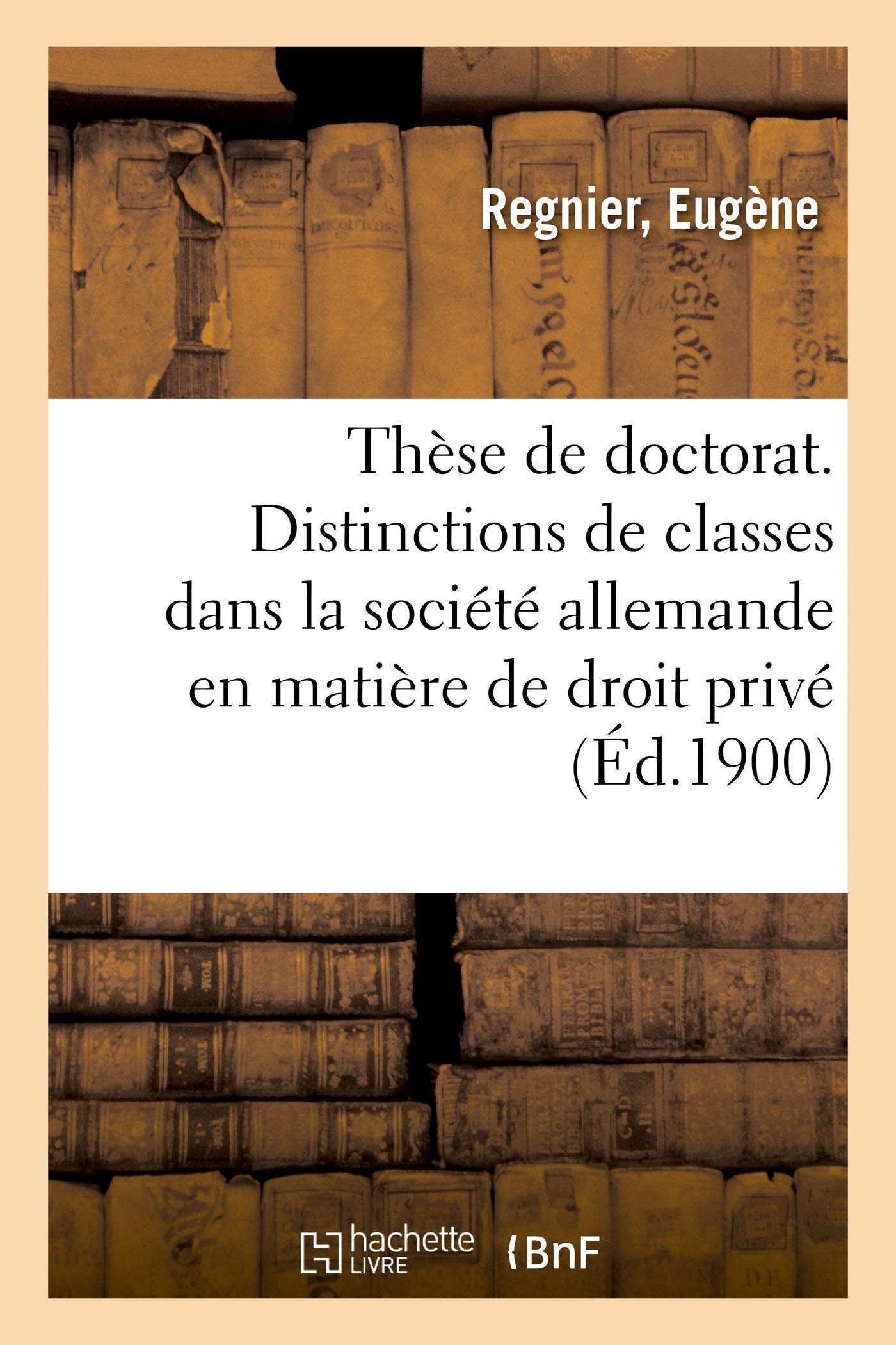 Thèse de doctorat. Des Distinctions de classes dans la société allemande actuelle book
