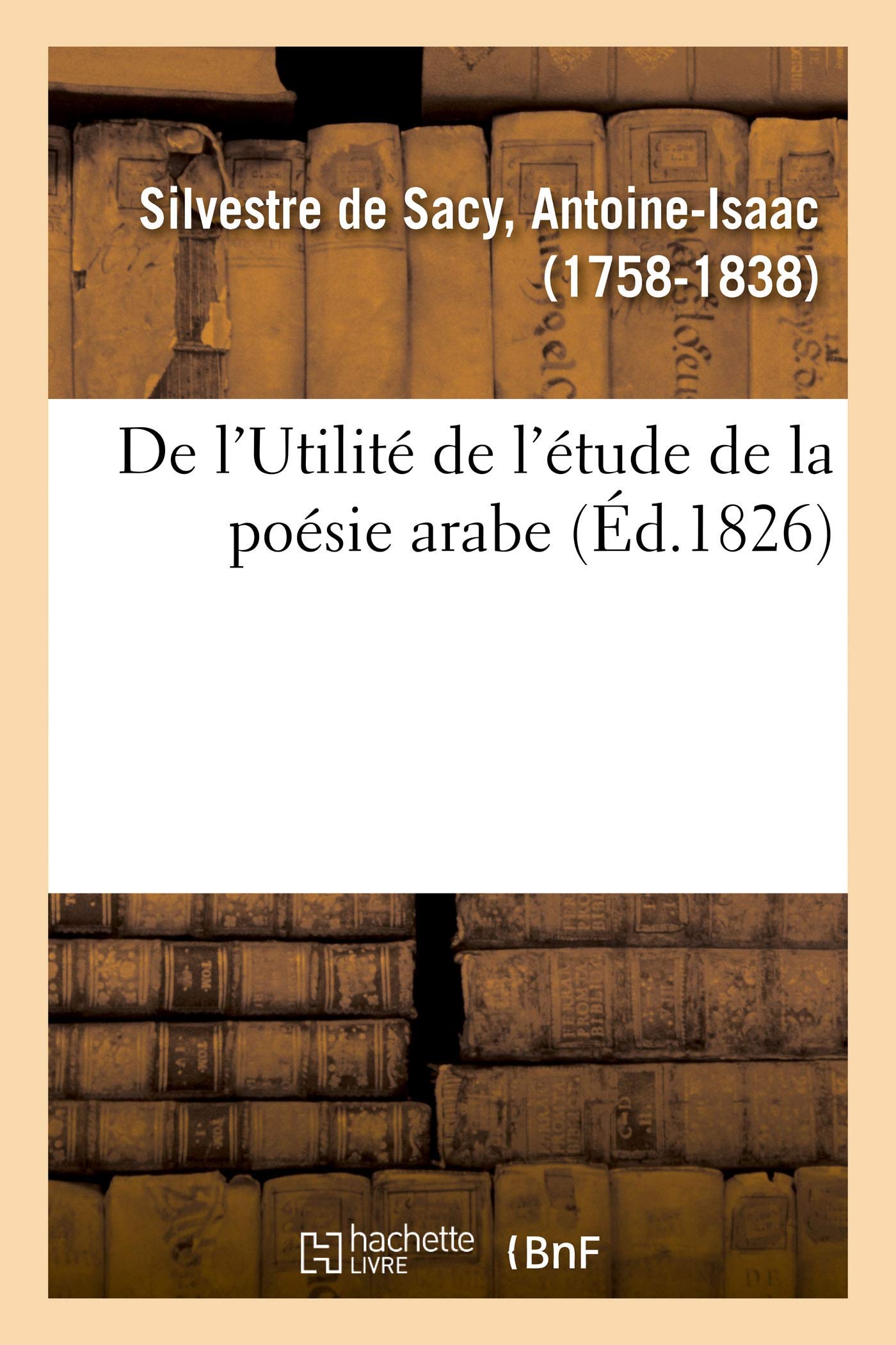 De l'Utilité de l'étude de la poésie arabe book