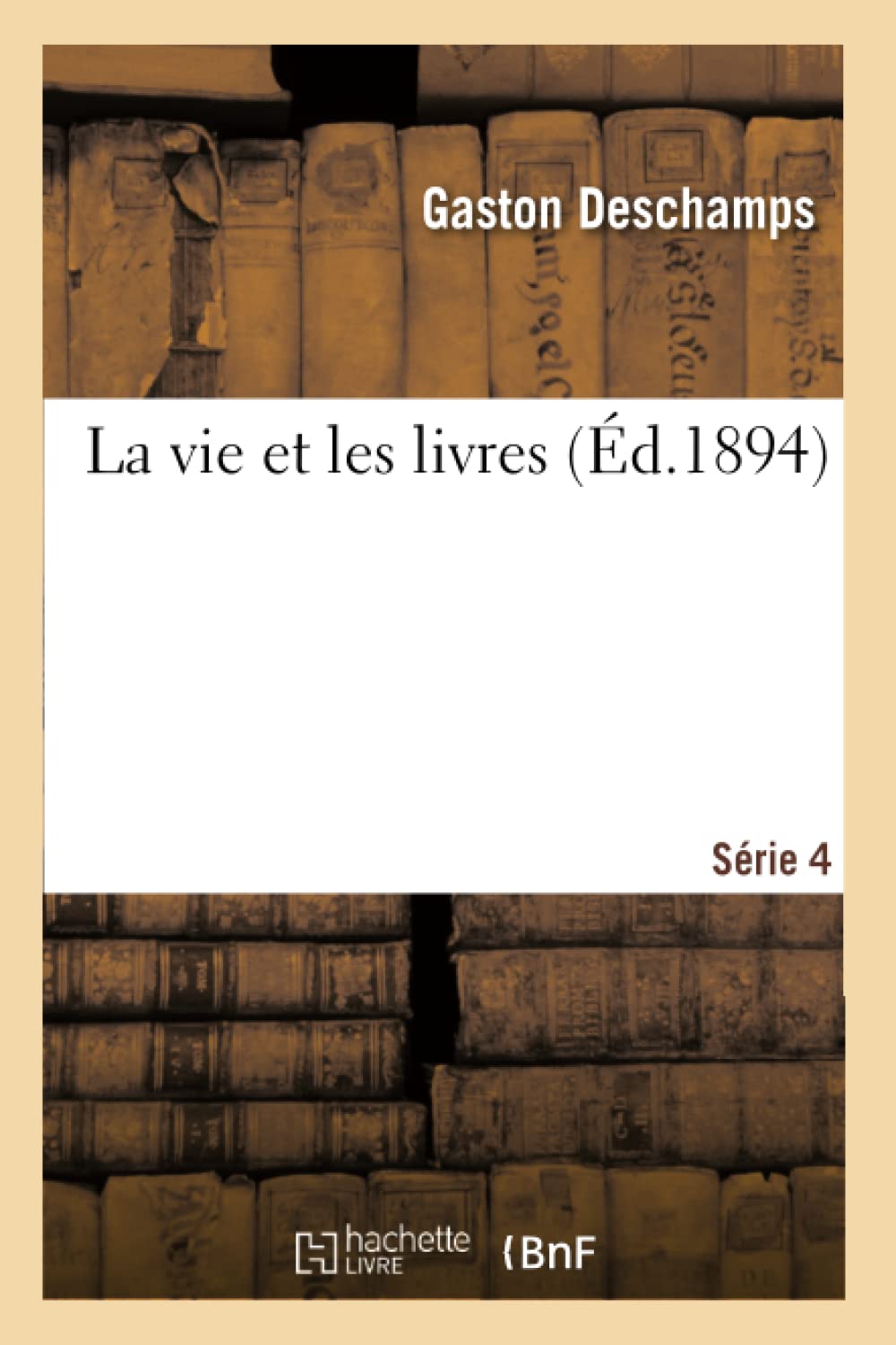 La vie et les livres. Série 4 book
