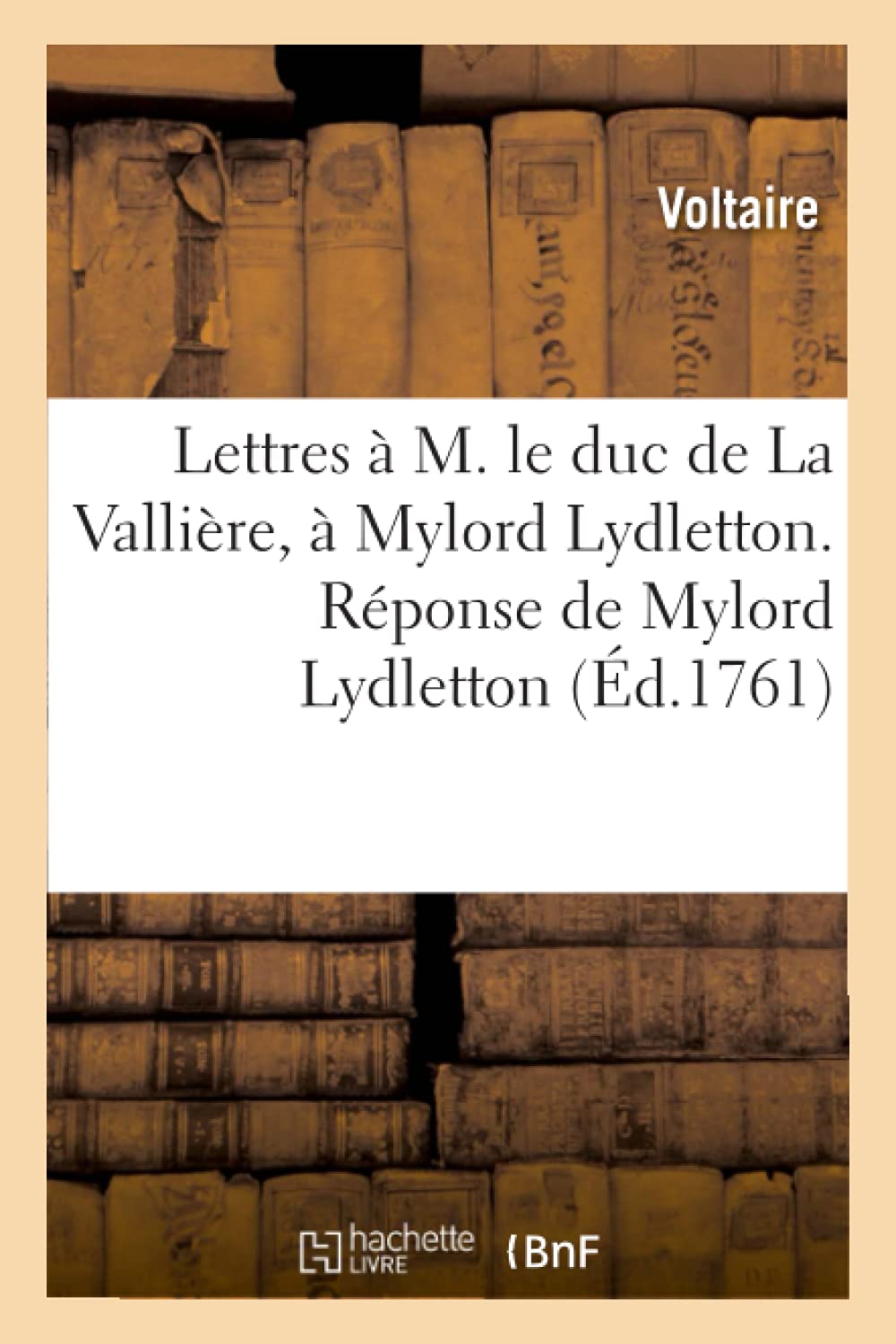 Lettres à M. le duc de La Vallière, à Mylord Lydletton book