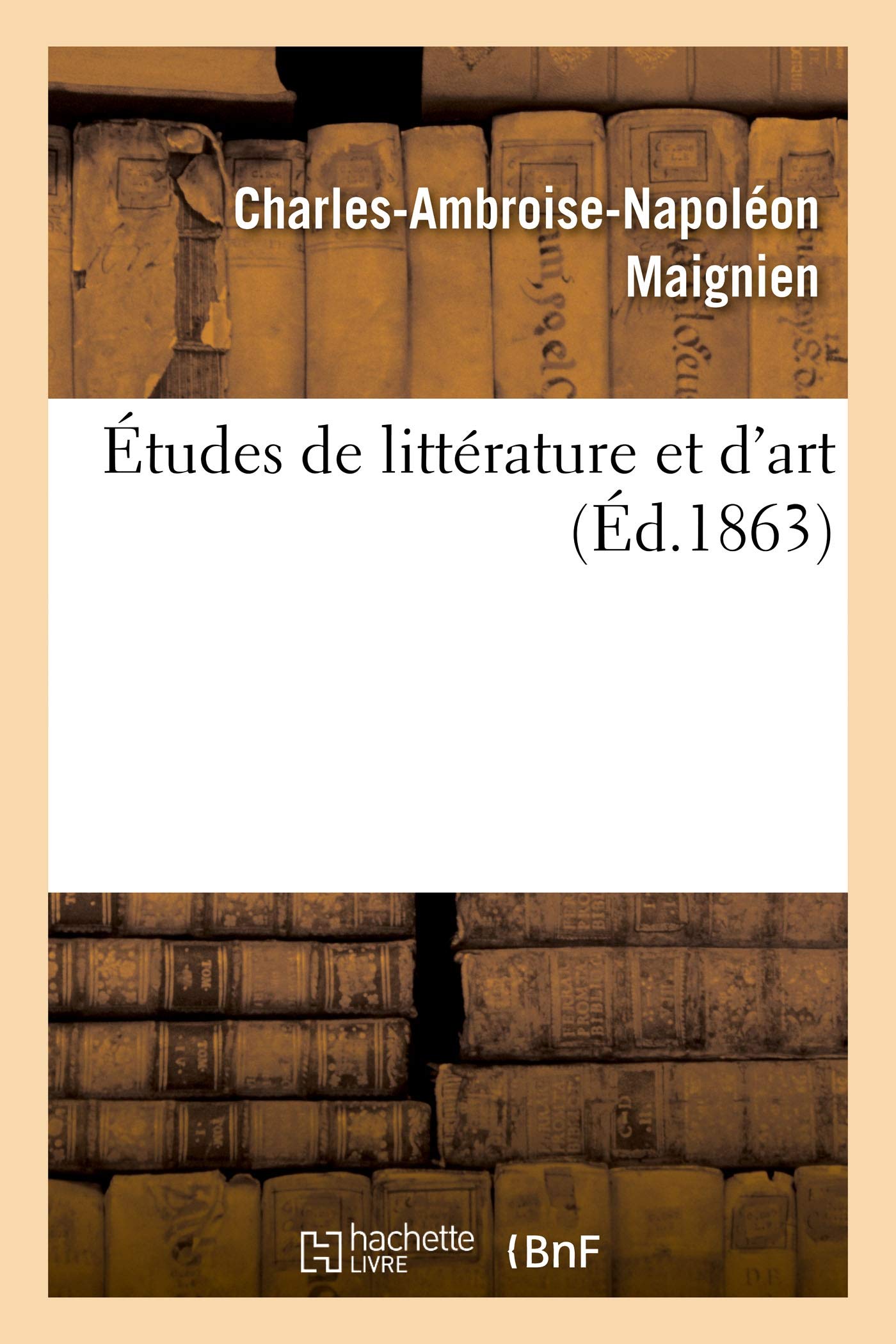 Études de littérature et d'art book