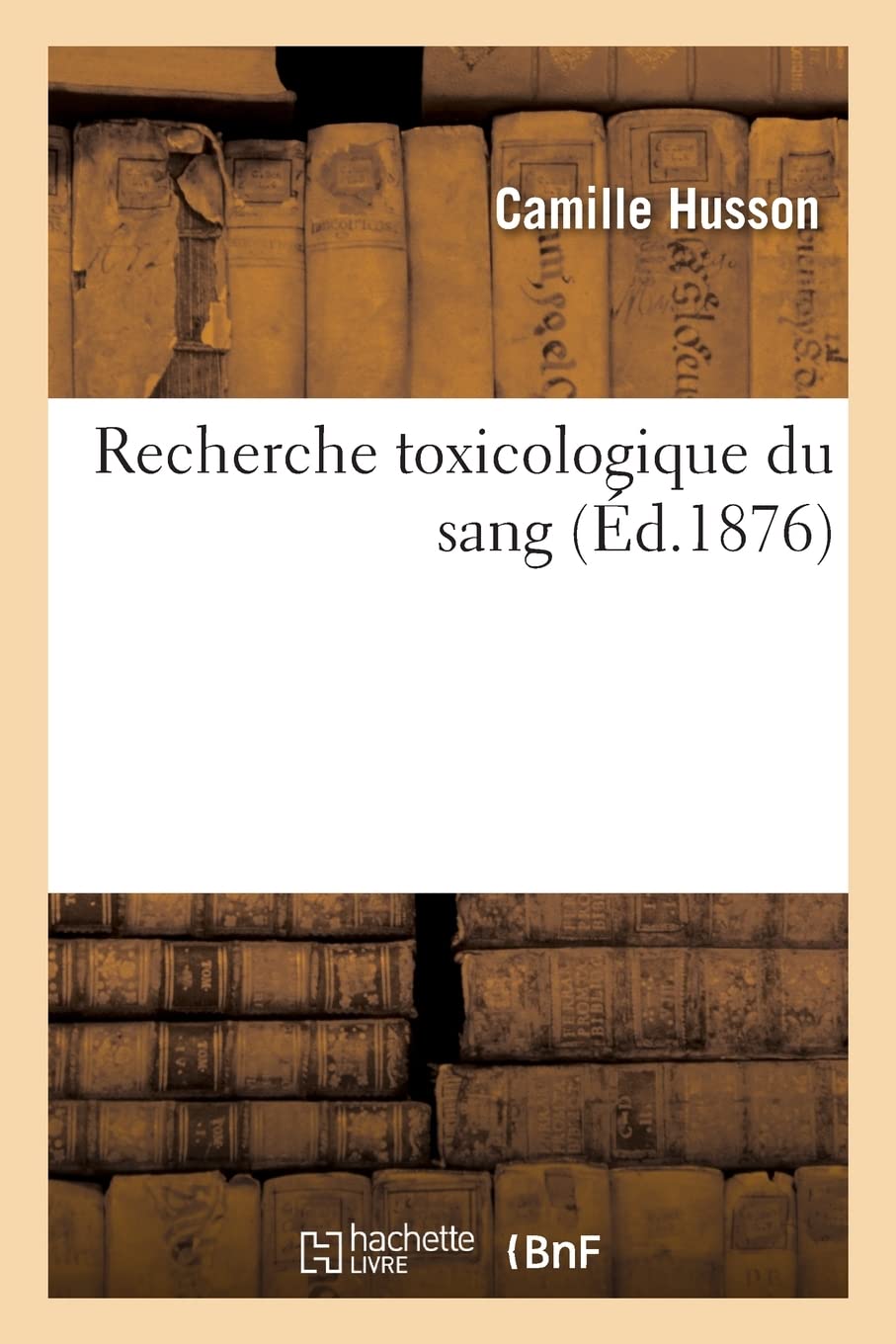 Recherche toxicologique du sang book