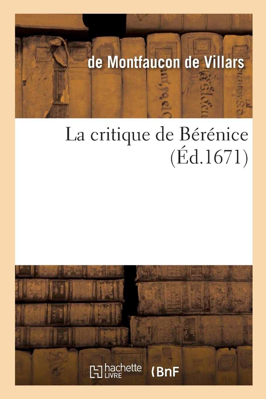 La critique de Bérénice book