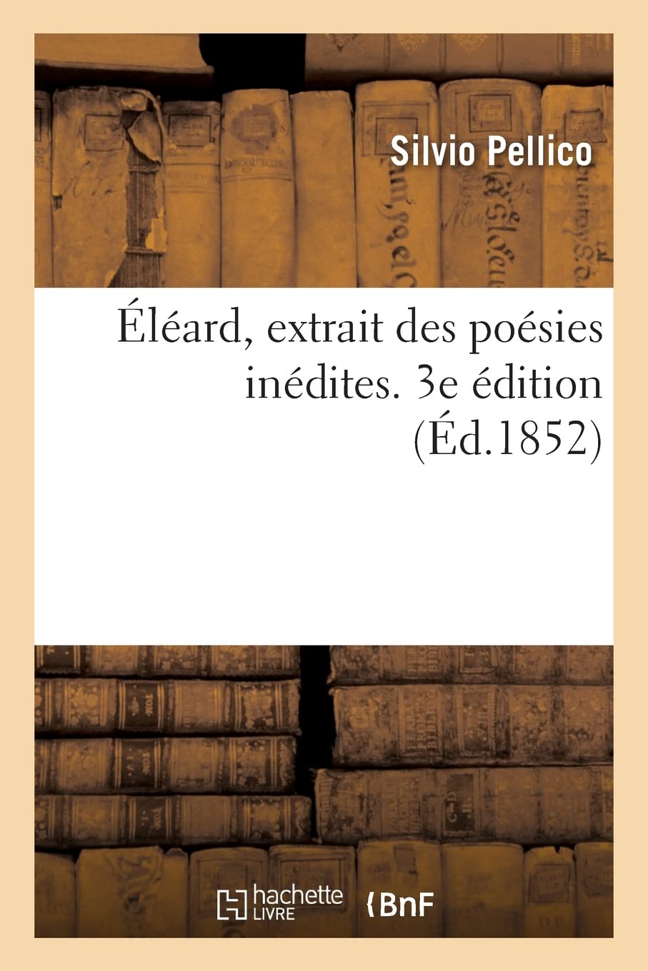 Éléard, extrait des poésies inédites. 3e édition book
