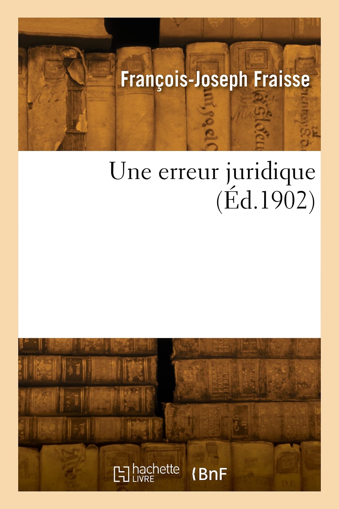 Une erreur juridique book