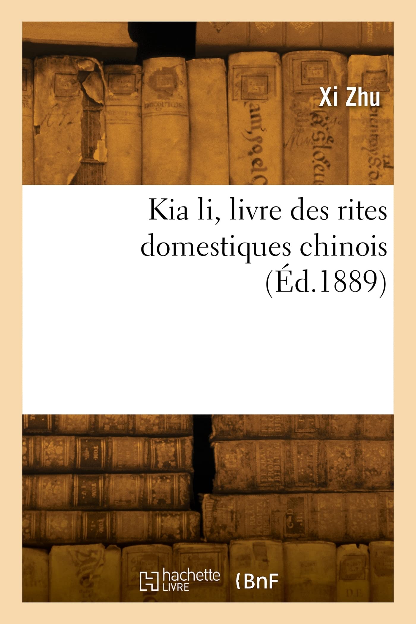 Kia li, livre des rites domestiques chinois book