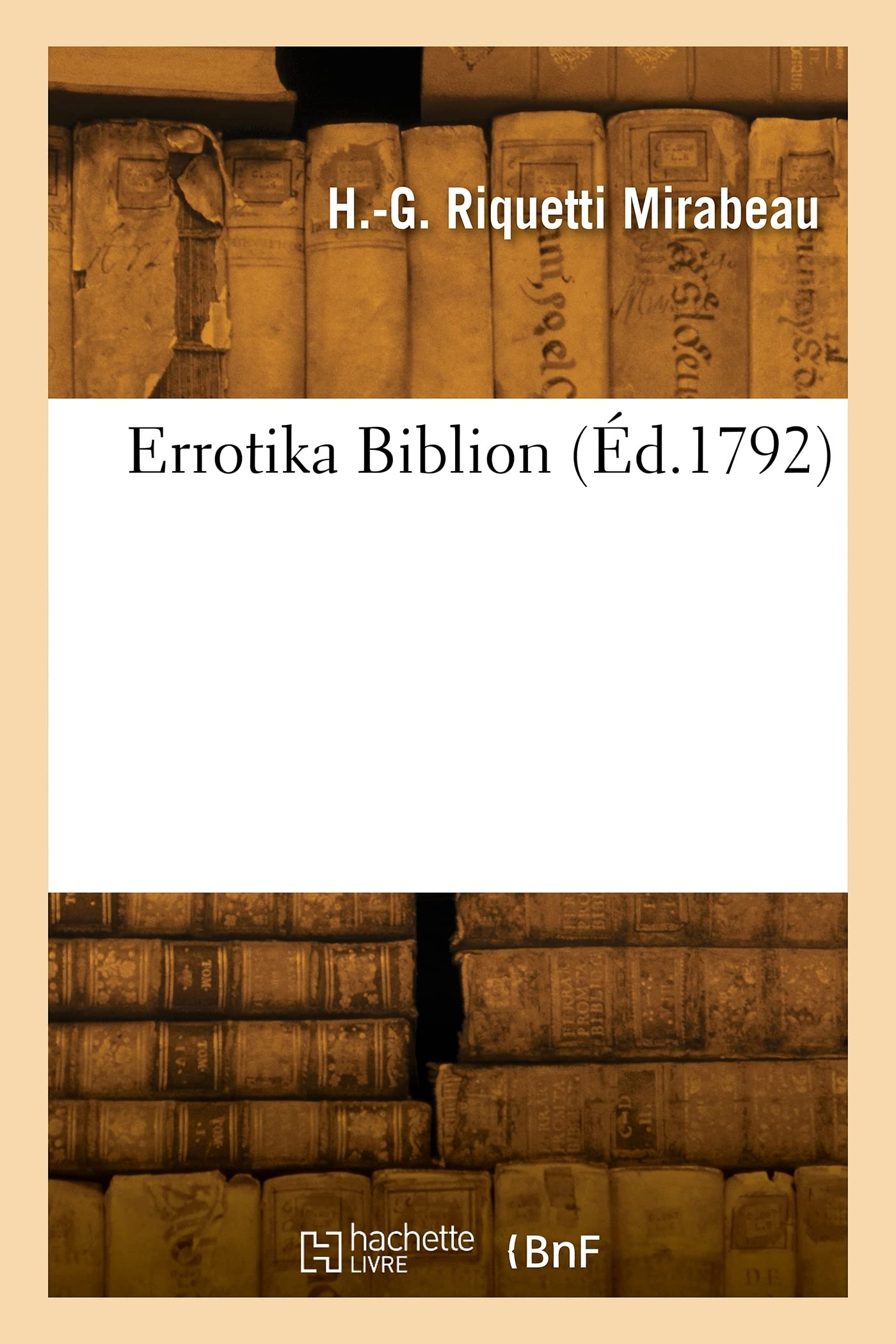 Errotika Biblion (Éd.1792) book