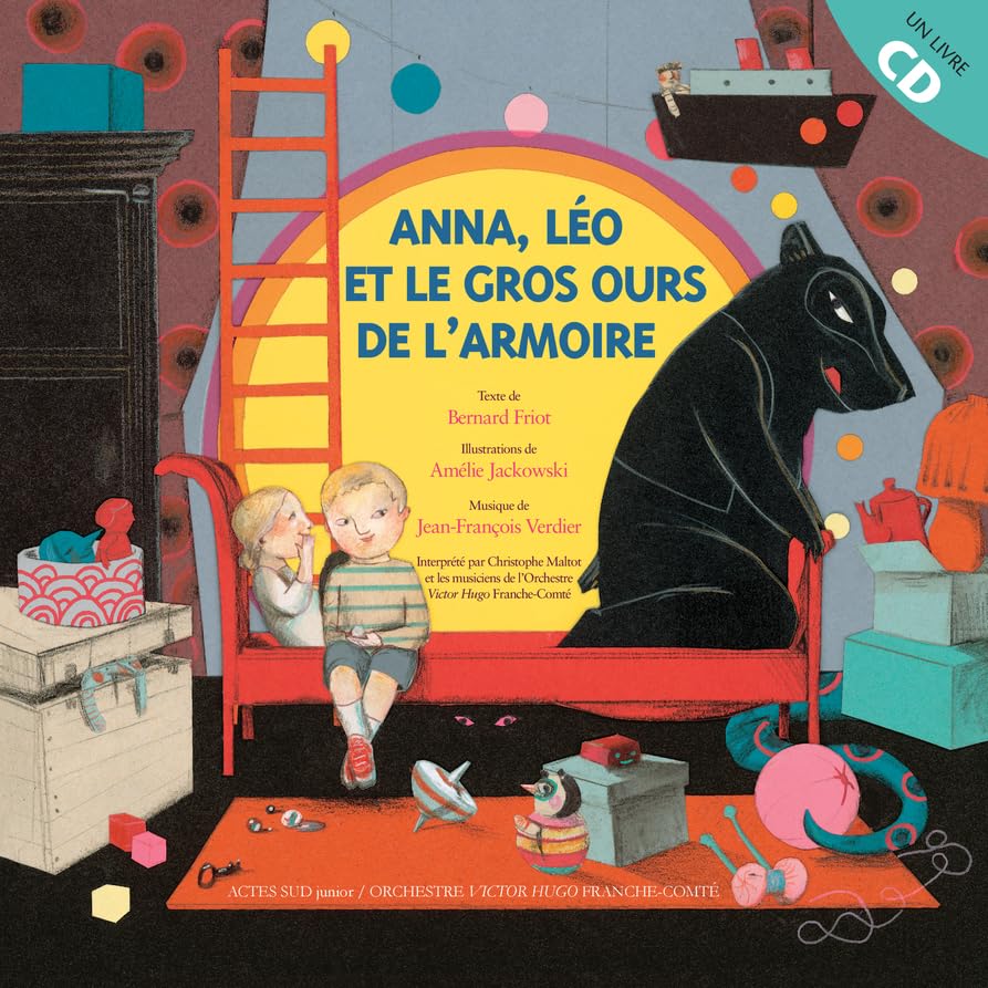 Anna, Léo et le gros ours de l'armoire Children's books