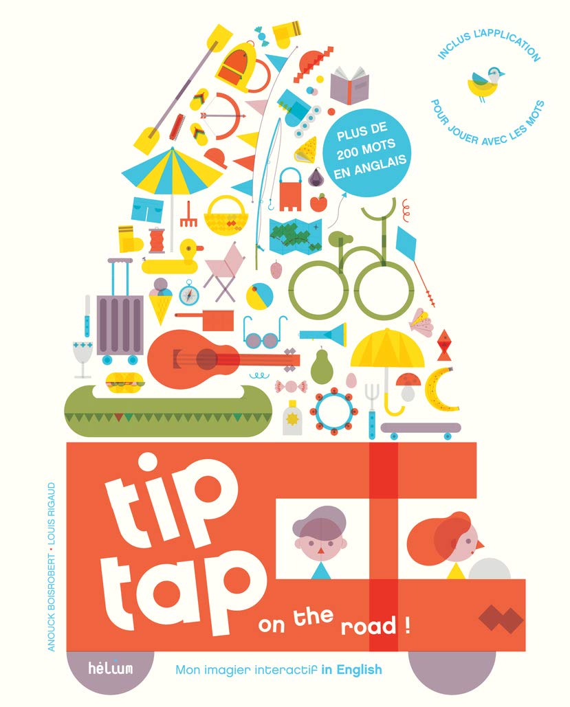 tip tap on the road: Mon imagier interactif in english Children's books