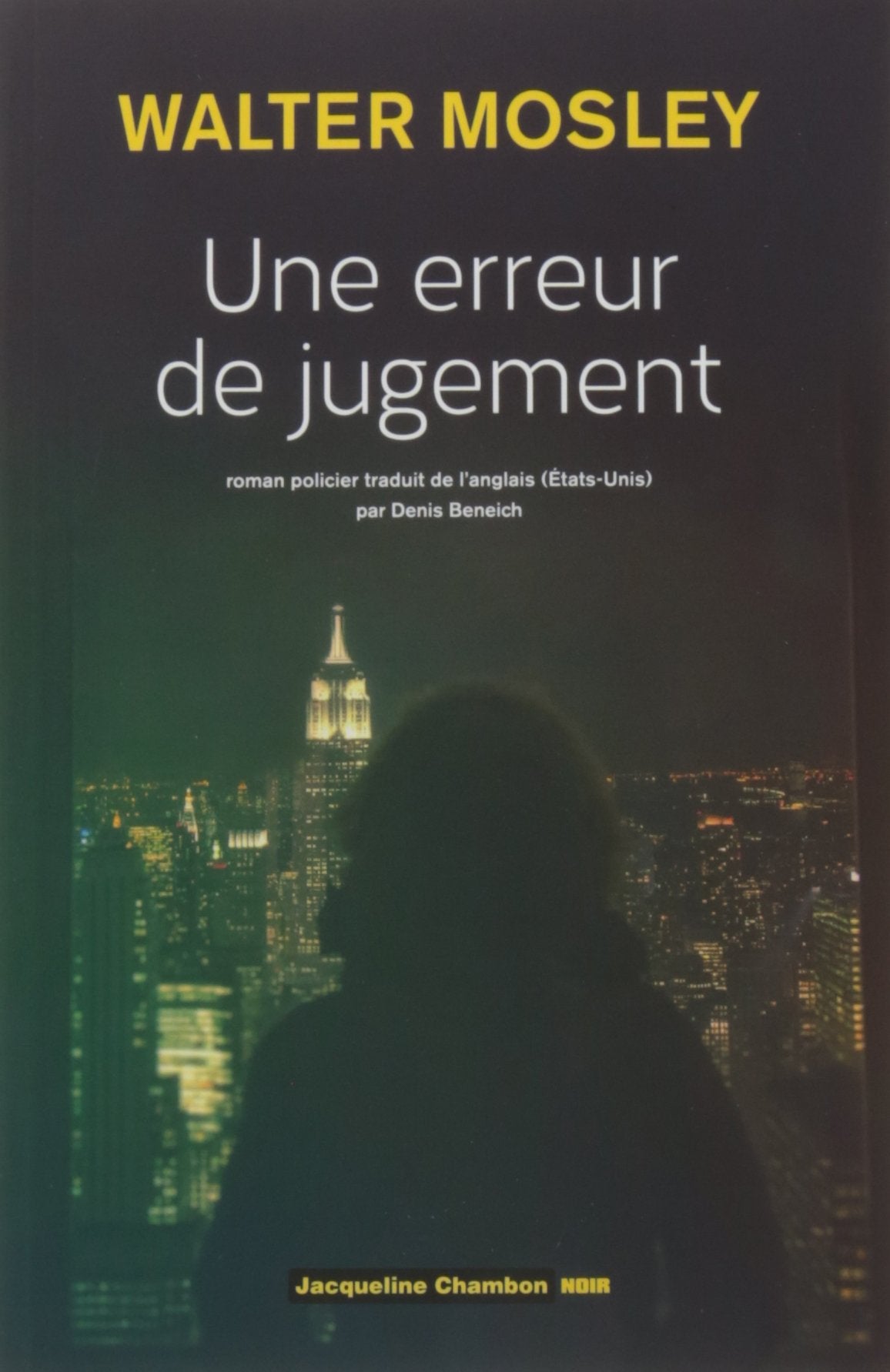 Une erreur de jugement book