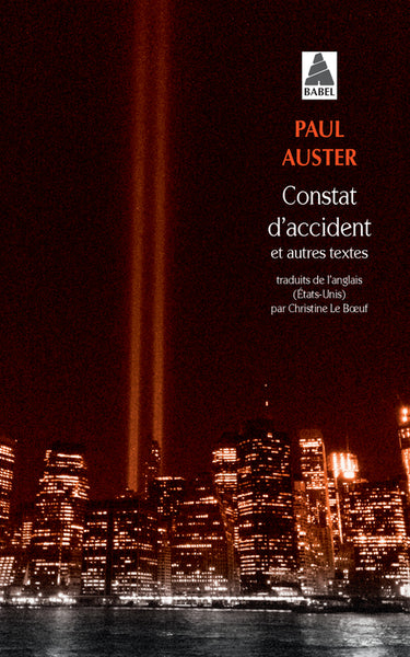 Constat d'accident : et autres textes Contemporary literature Books