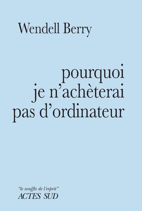 Pourquoi je n'achèterai pas d'ordinateur Books