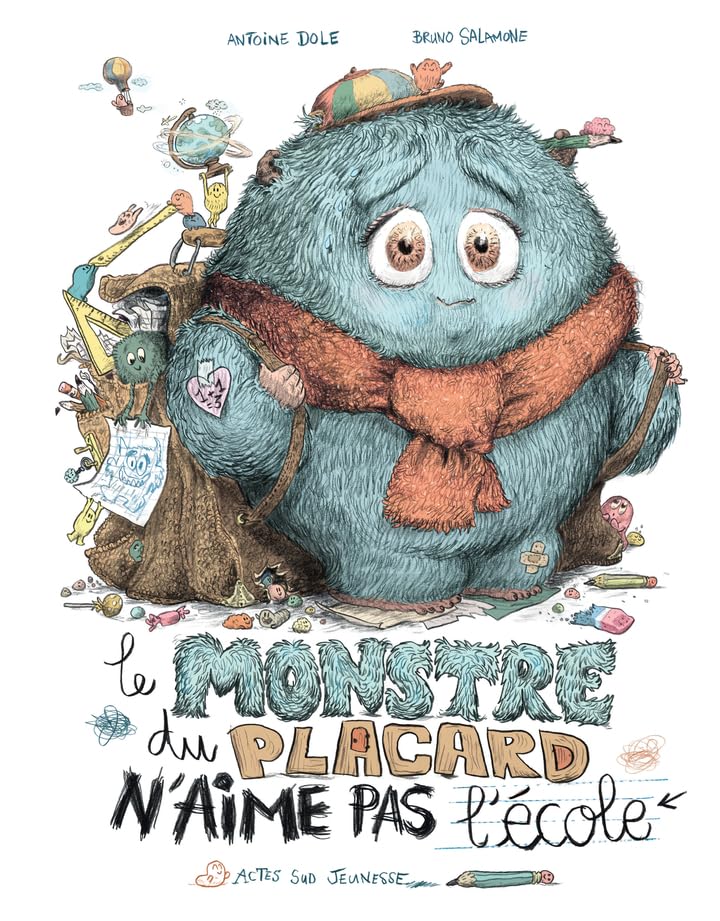 Le monstre du placard n'aime pas l'école Children's books