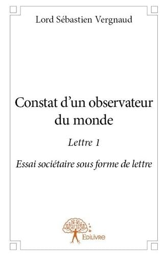 Constat d'un observateur du monde book