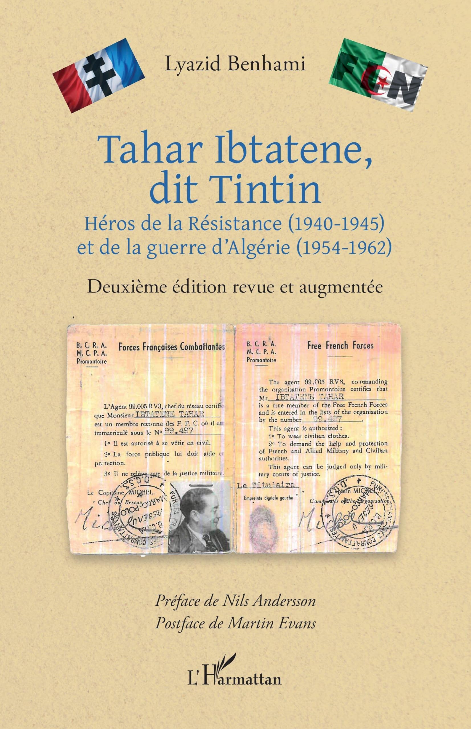 Tahar Ibtatene, dit Tintin book