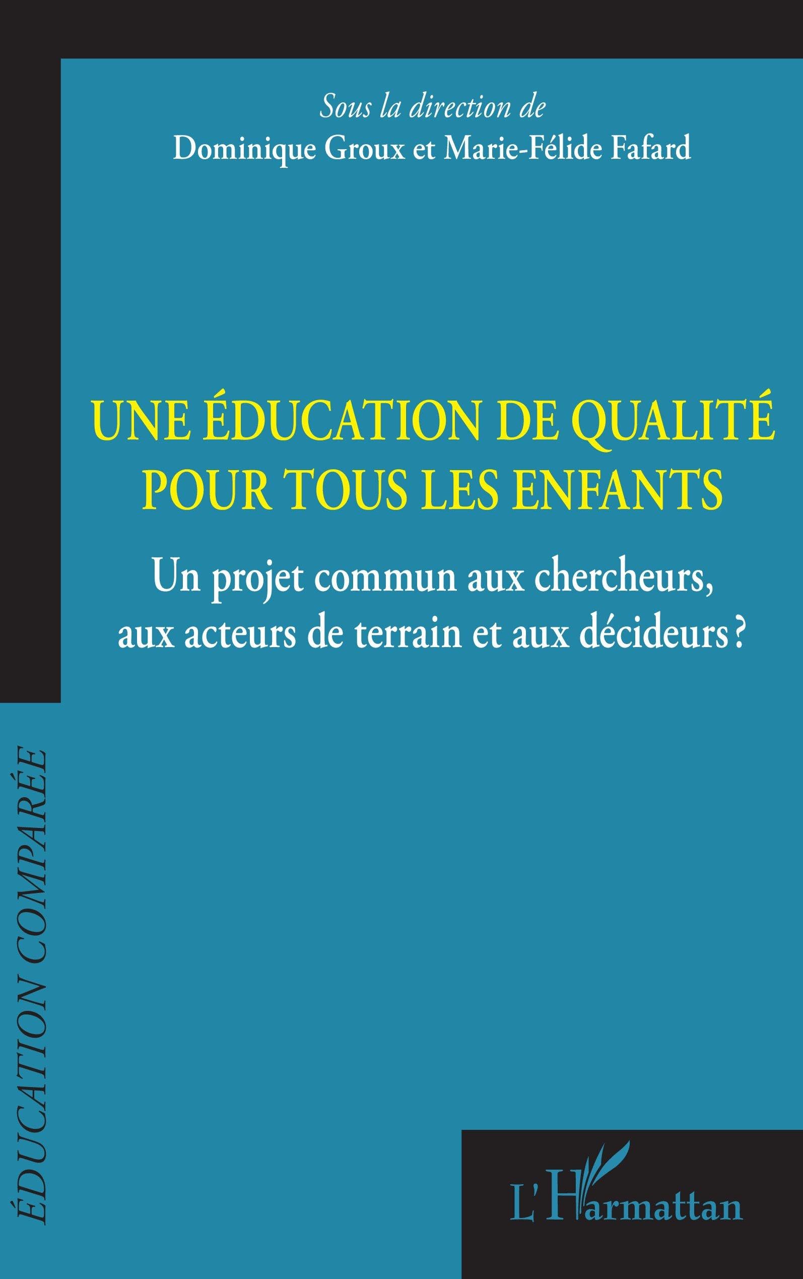 Une éducation de qualité pour tous les enfants Social Sciences