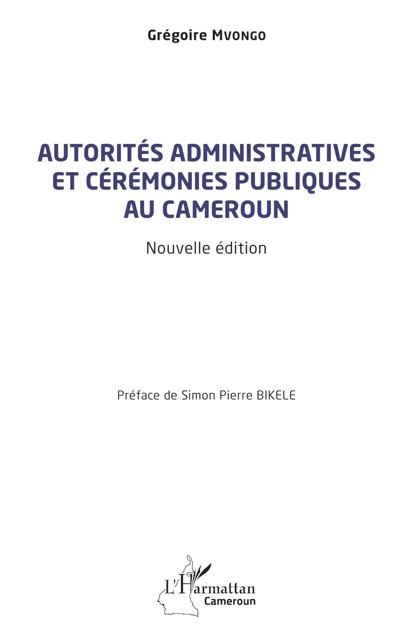Autorités administratives et cérémonies publiques au Cameroun Law