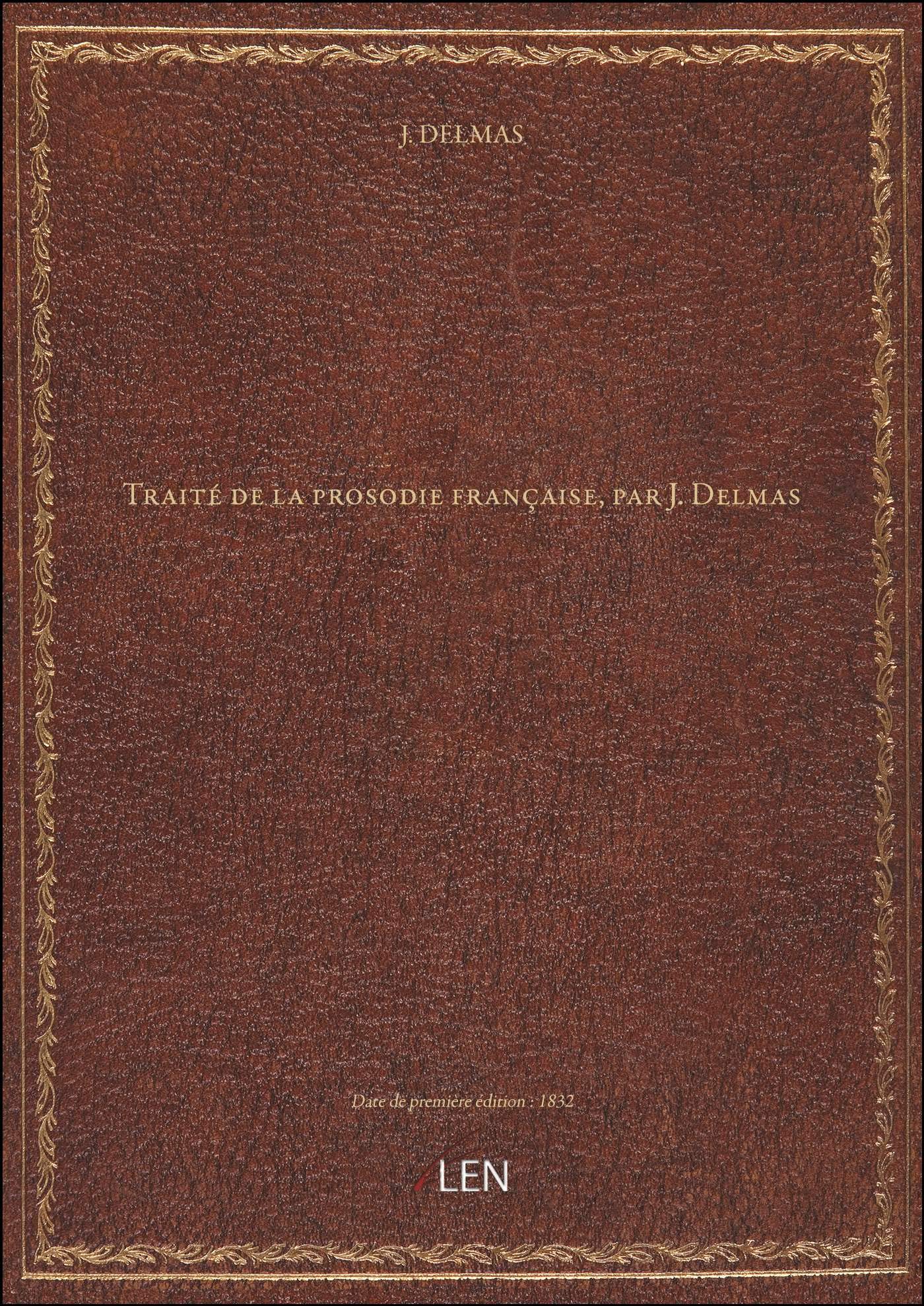 Traité de la prosodie française, par J. Delmas book