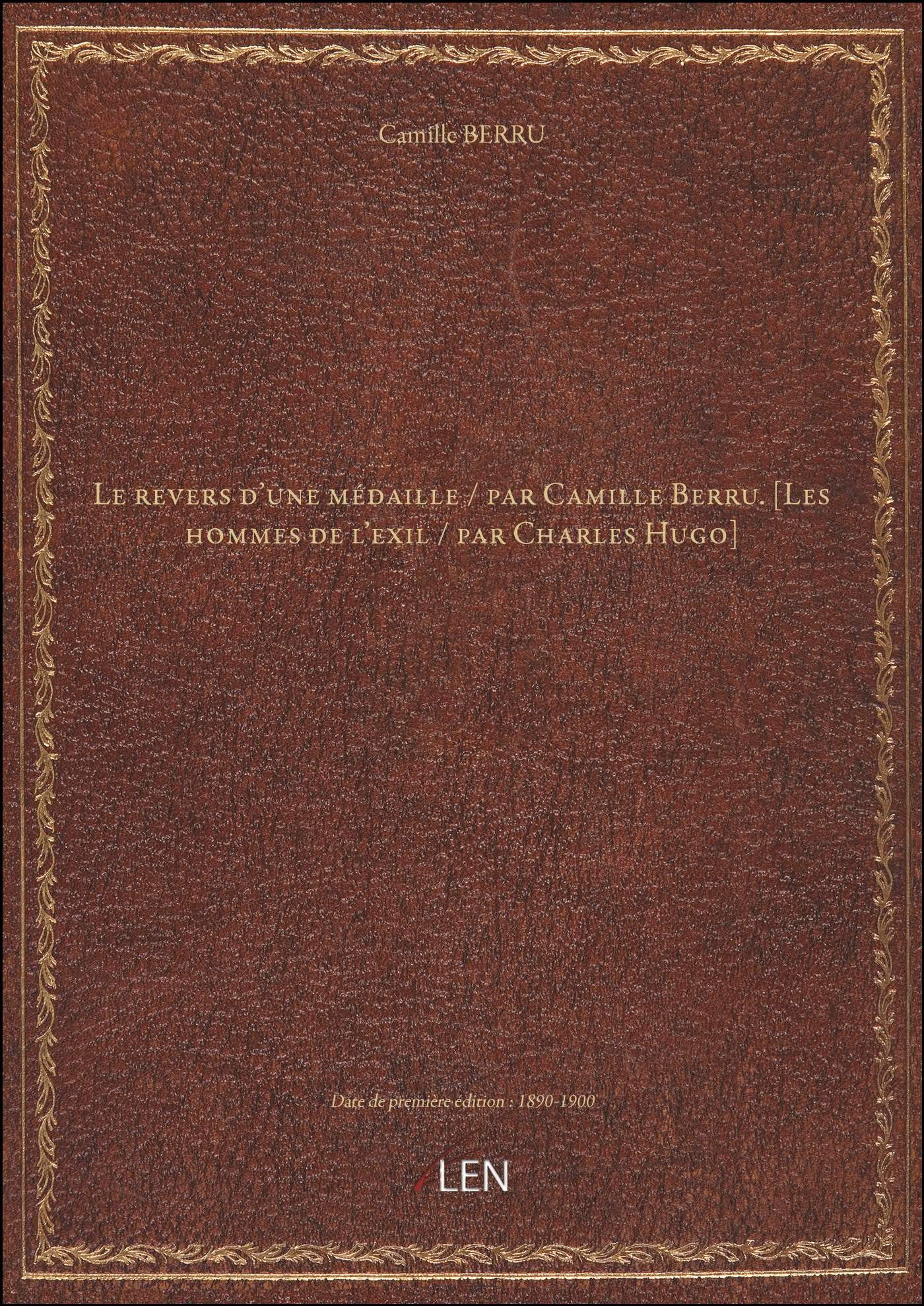 Le revers d'une médaille / par Camille Berru. book