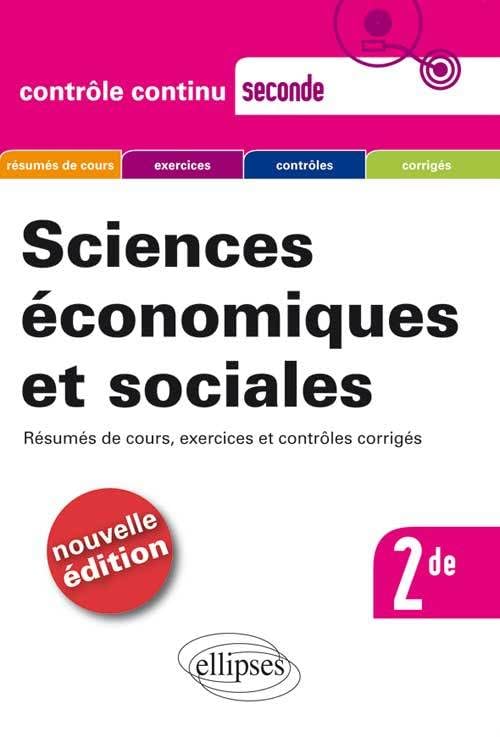 Sciences économiques et sociales - Seconde (Contrôle continu) Non-fiction