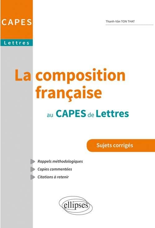 La Composition française au CAPES de lettres Books