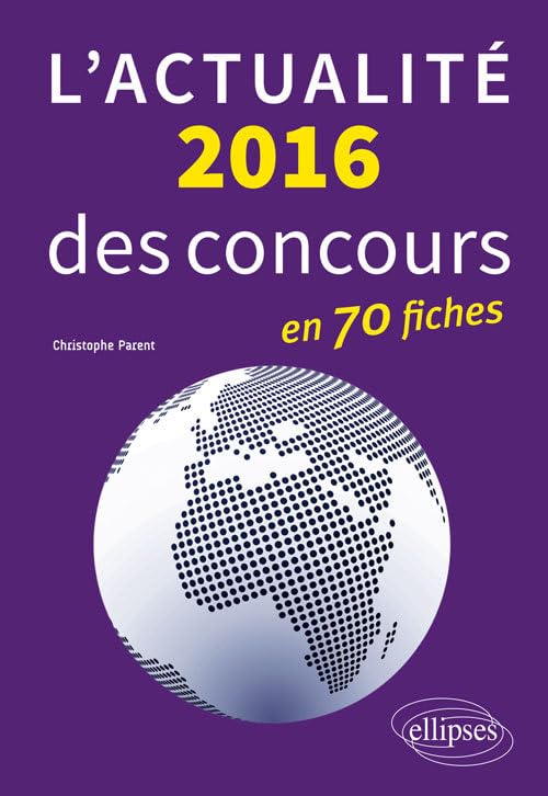 L'actualité 2016 des concours en fiches book