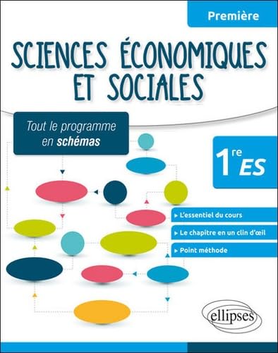 Sciences économiques et sociales - Première ES - tout le programme en schémas Non-fiction