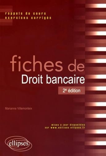 Fiches de droit bancaire book